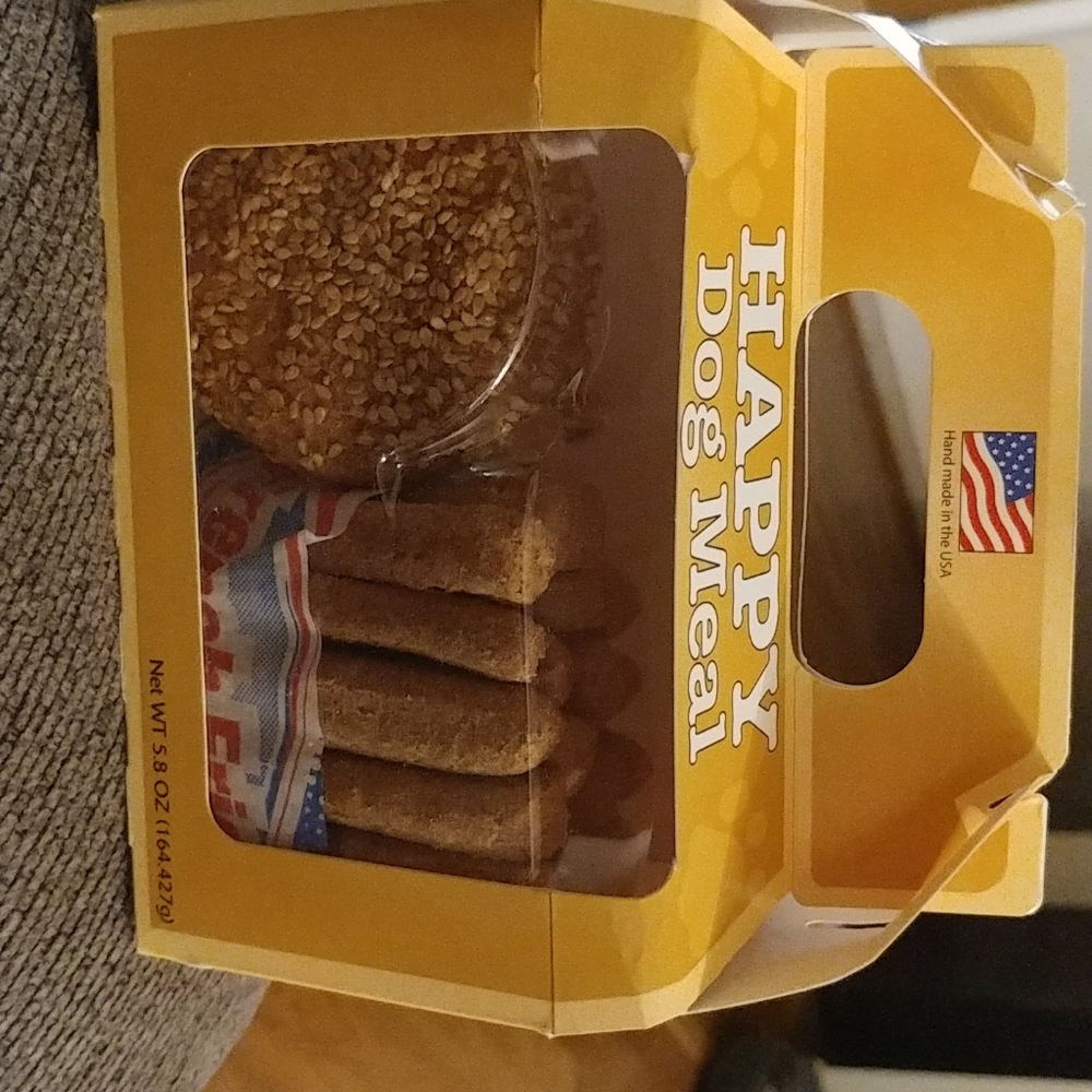 Happy dog meal